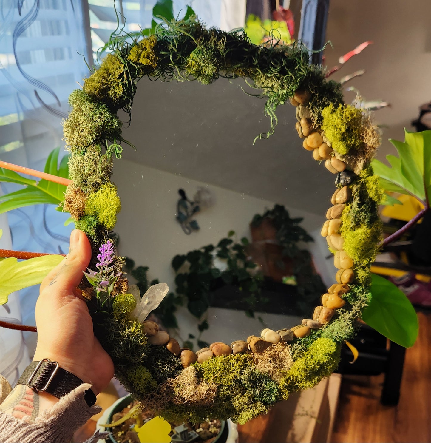 Moss mirror